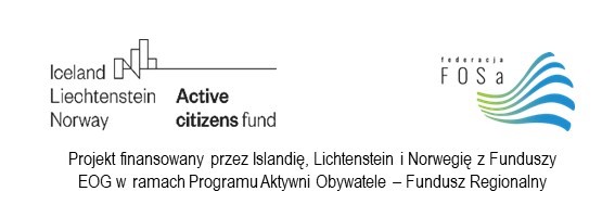 Federacja FOSa realizuje grant instytucjonalny w ramach Programu Aktywni Obywatele – Fundusz Regionalny