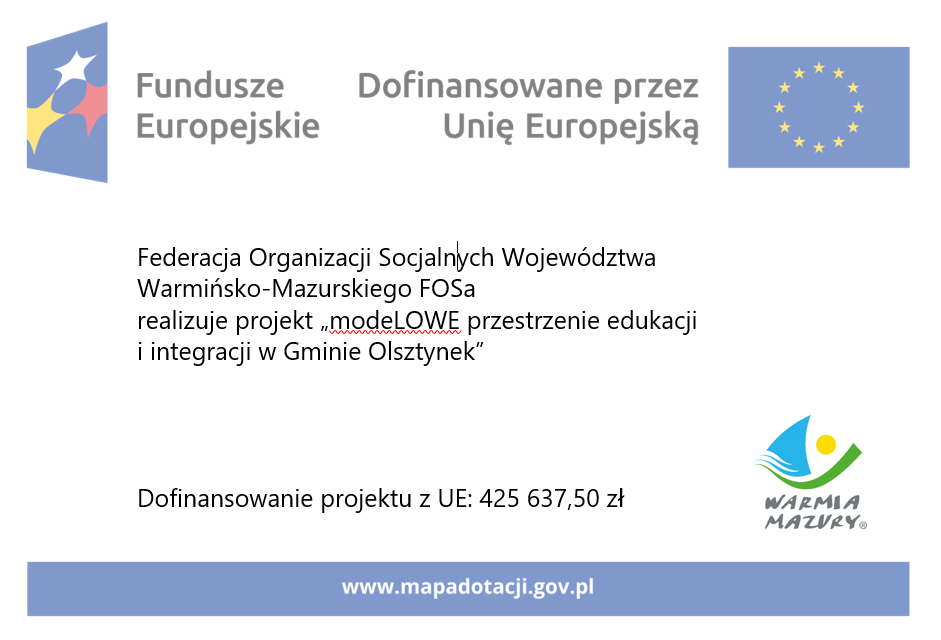 Projekt: modeLOWE przestrzenie edukacji i integracji w Gminie Olsztynek