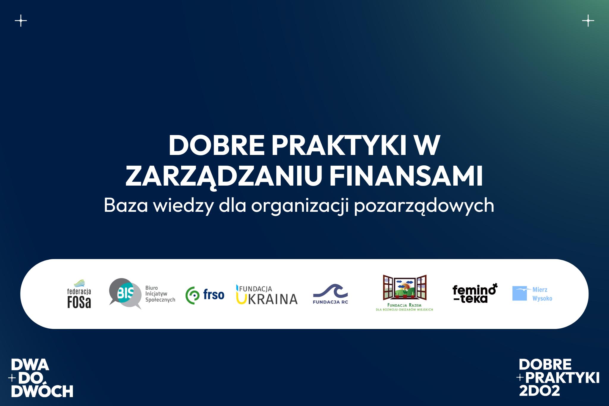 Strona z dobrymi praktykami w finansach NGO już jest!